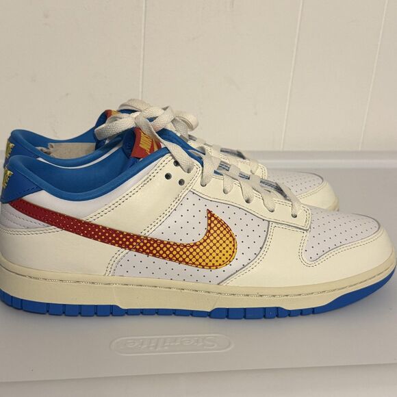 New Nike Dunk Low Retro SE Harlem HQ3613-133 Sail University Red Men's Size 10 - Picture 16 of 16